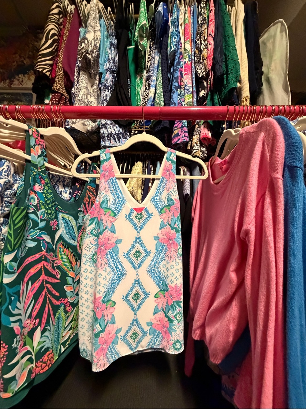 Lilly Pulitzer Florin Tank - Resort White Girls Best Friend - XXS